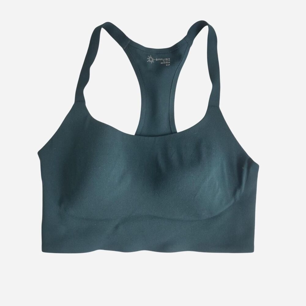 Aerie Women's Green and Blue Bra